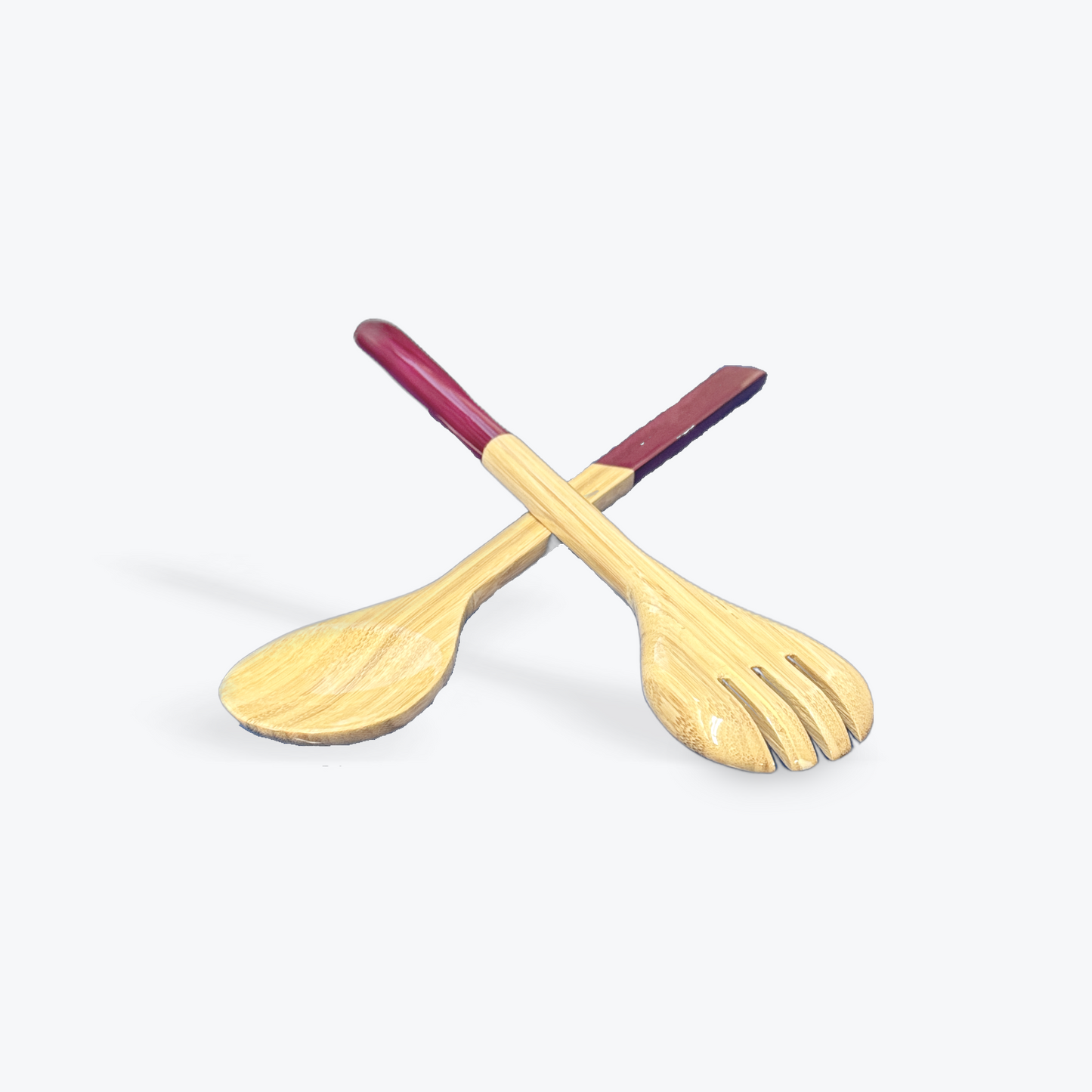 Large Bamboo Salad Servers