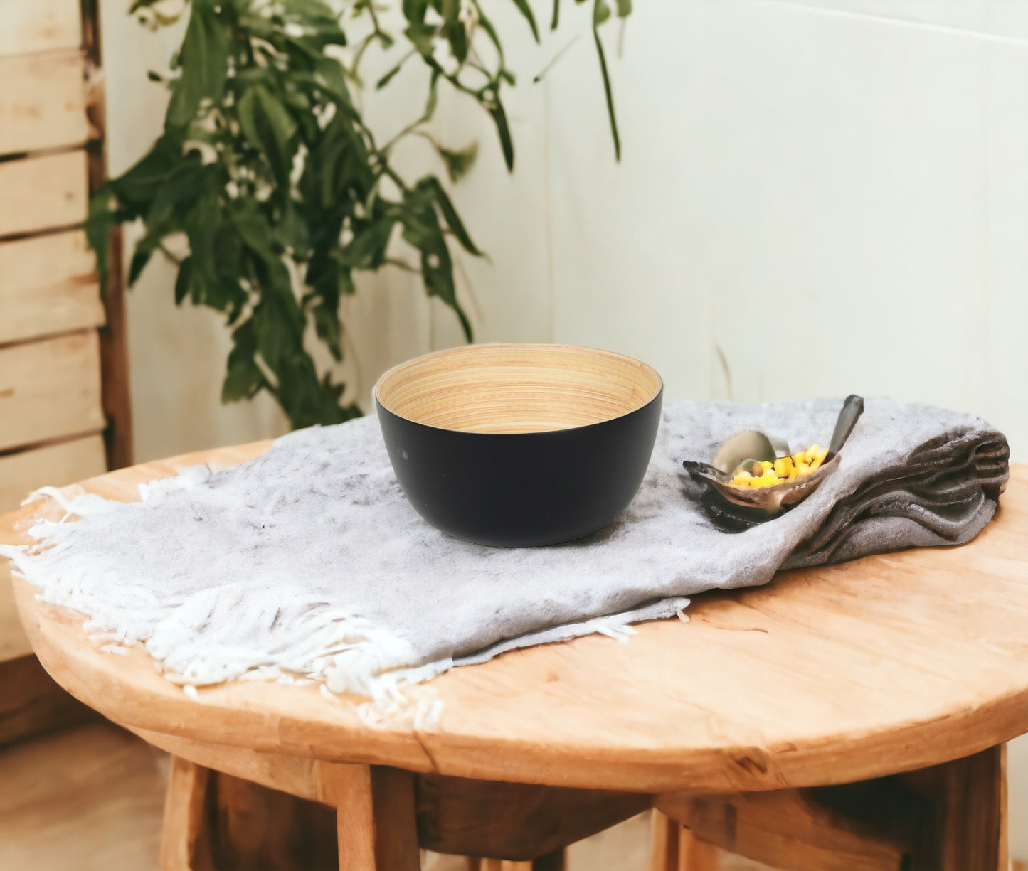 Matte Bamboo Mini Bowl