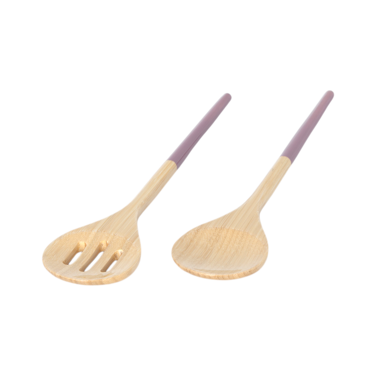 Refined Bamboo Salad Servers