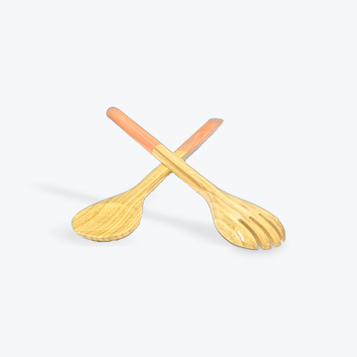 Large Bamboo Salad Servers