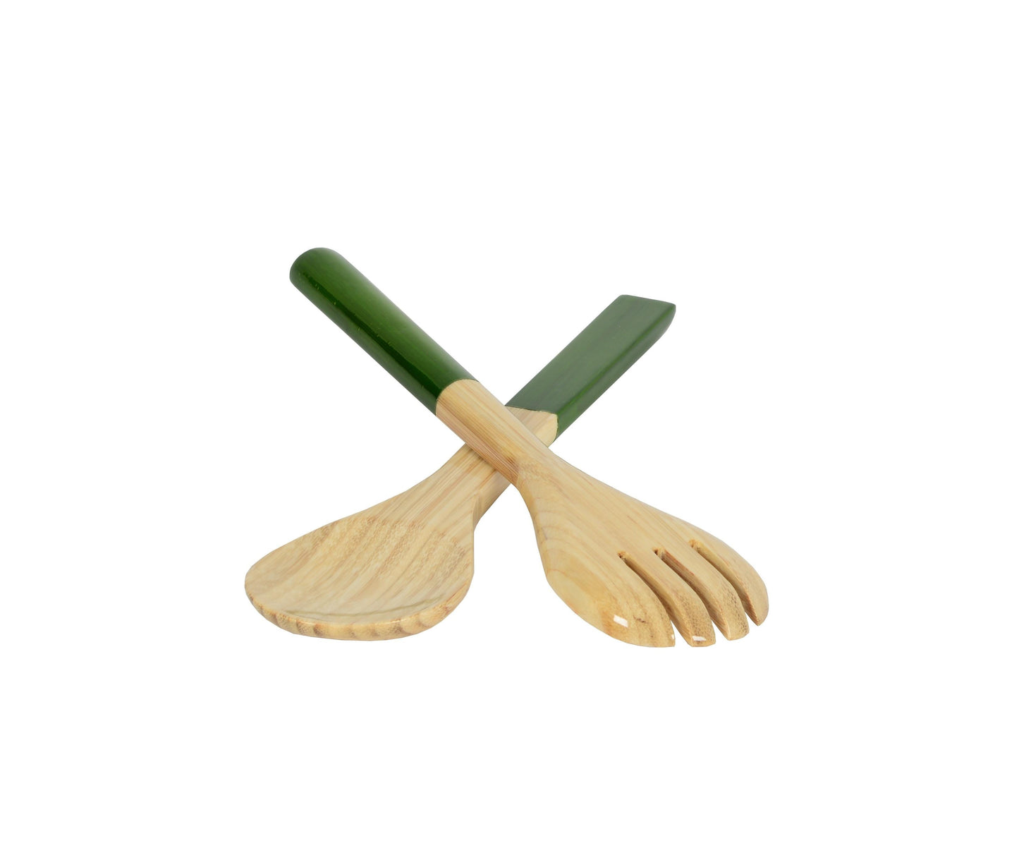 Small Bamboo Salad Servers