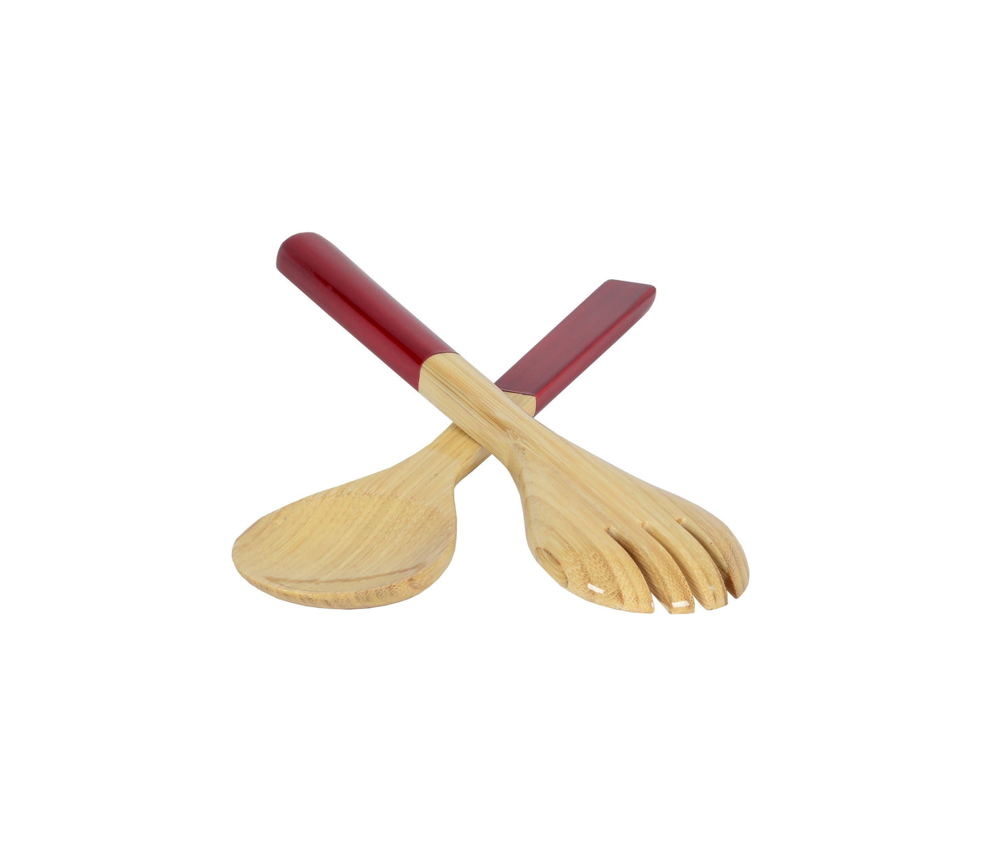 Small Bamboo Salad Servers