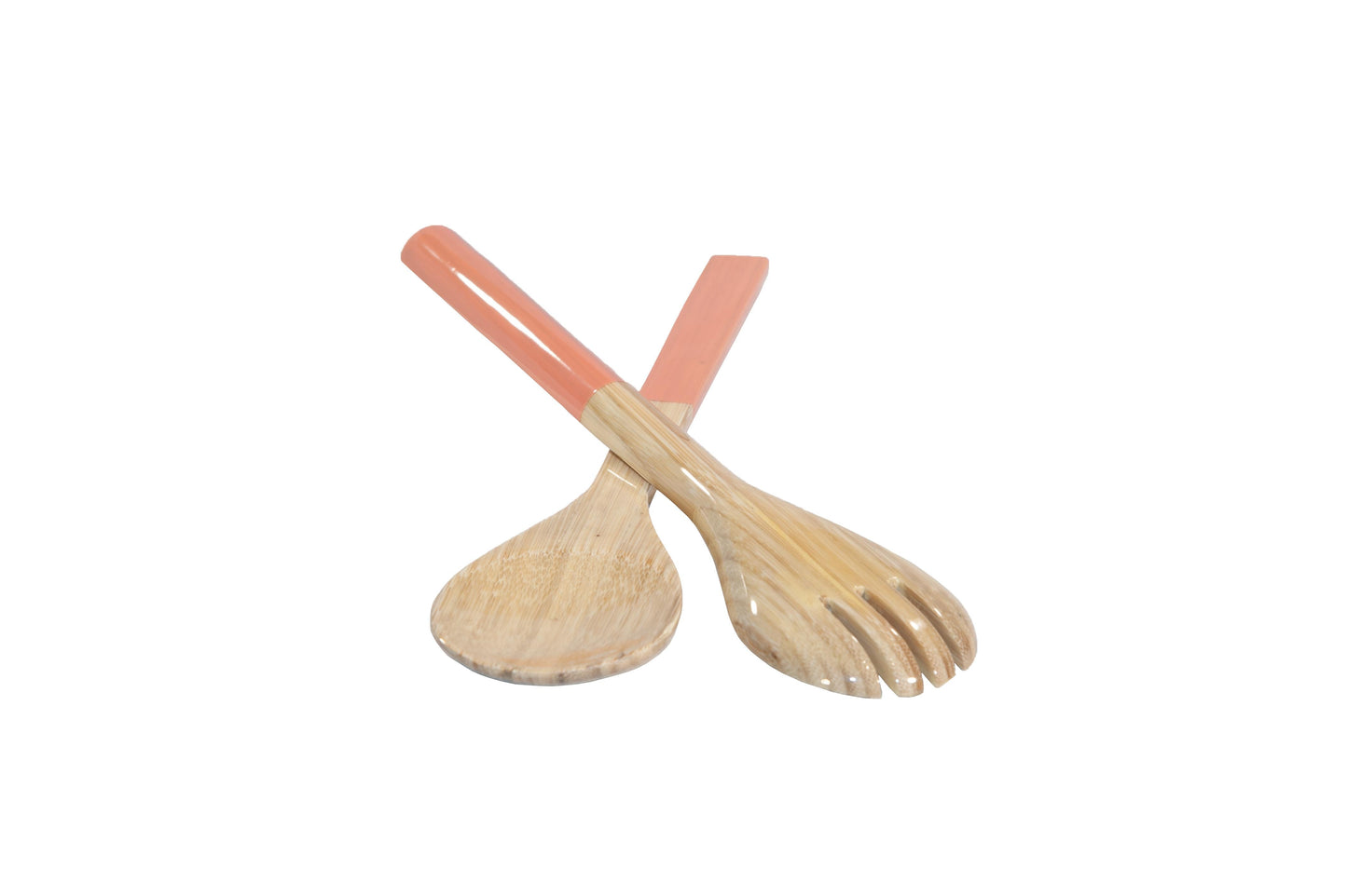 Small Bamboo Salad Servers