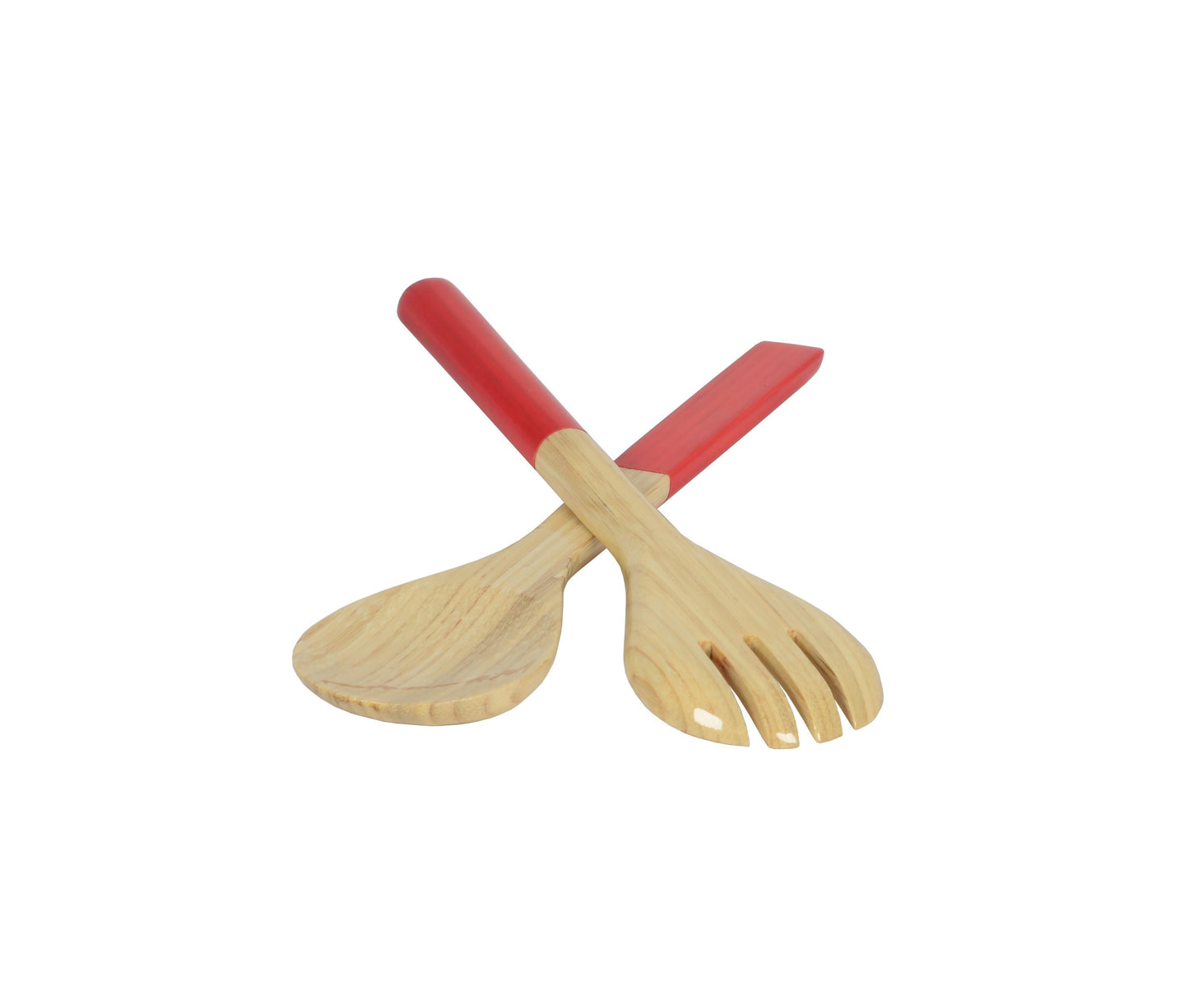 Small Bamboo Salad Servers