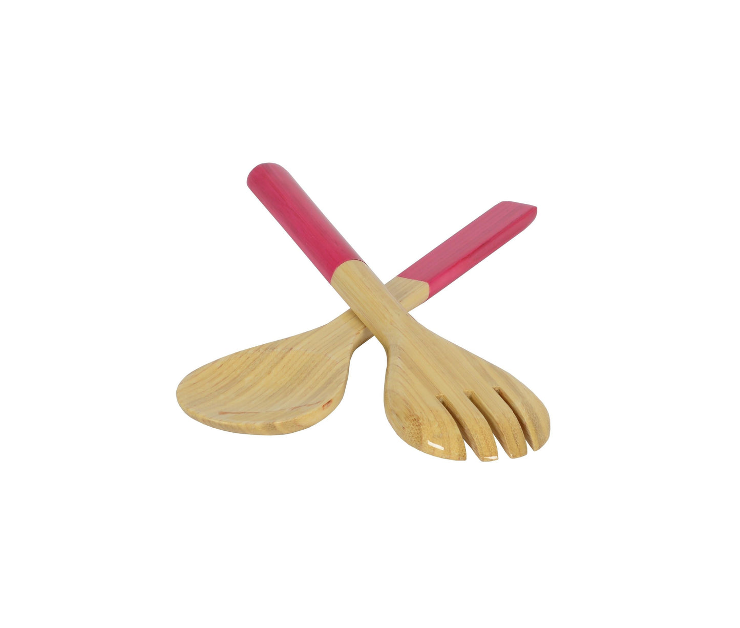Small Bamboo Salad Servers