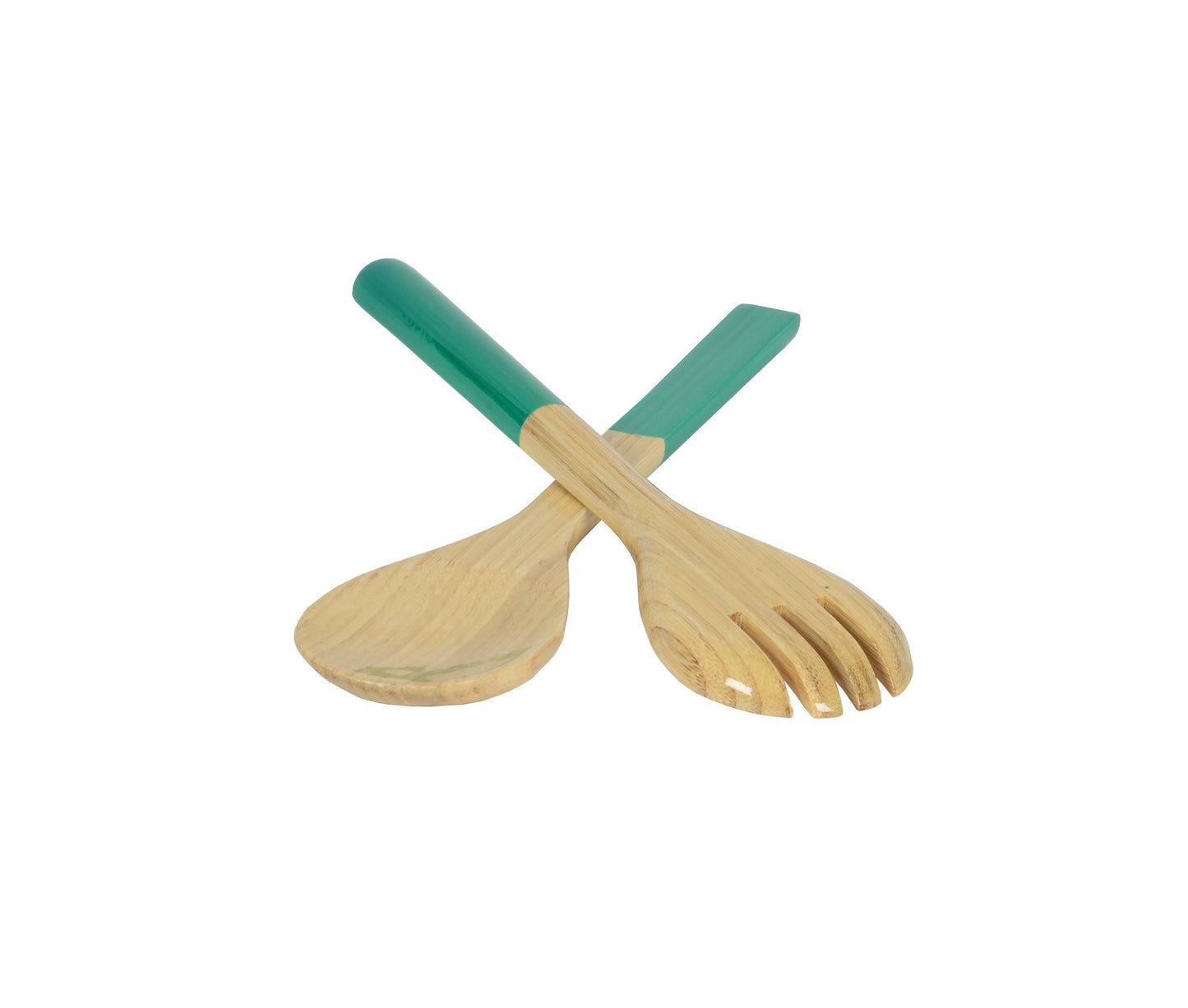 Small Bamboo Salad Servers