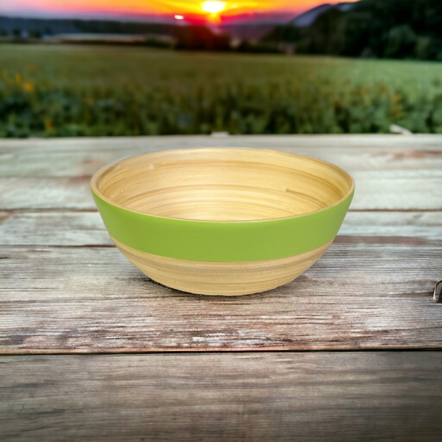 Matte Bamboo Salad Bowl