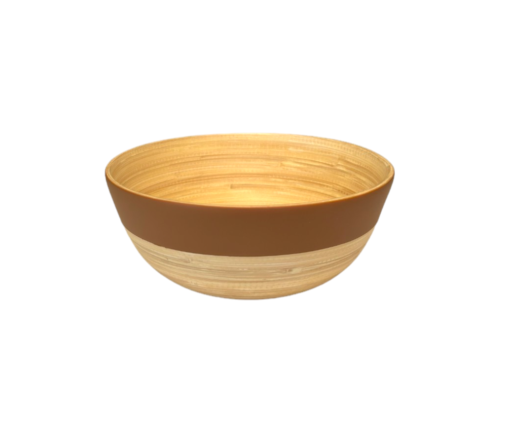 Matte Bamboo Salad Bowl