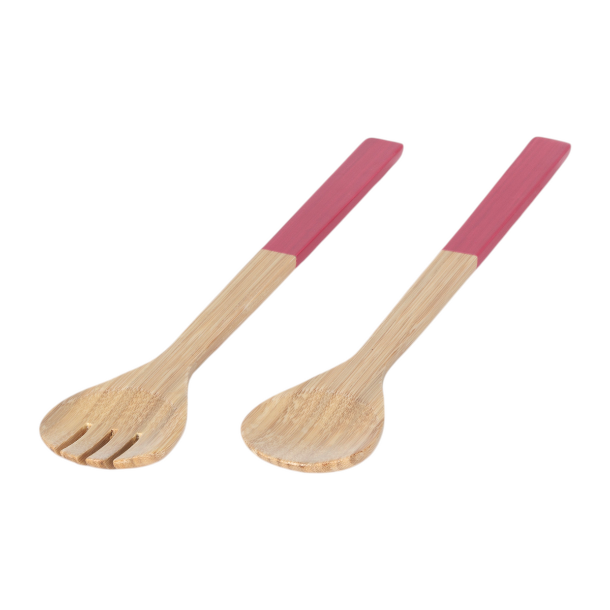 Large Bamboo Salad Servers