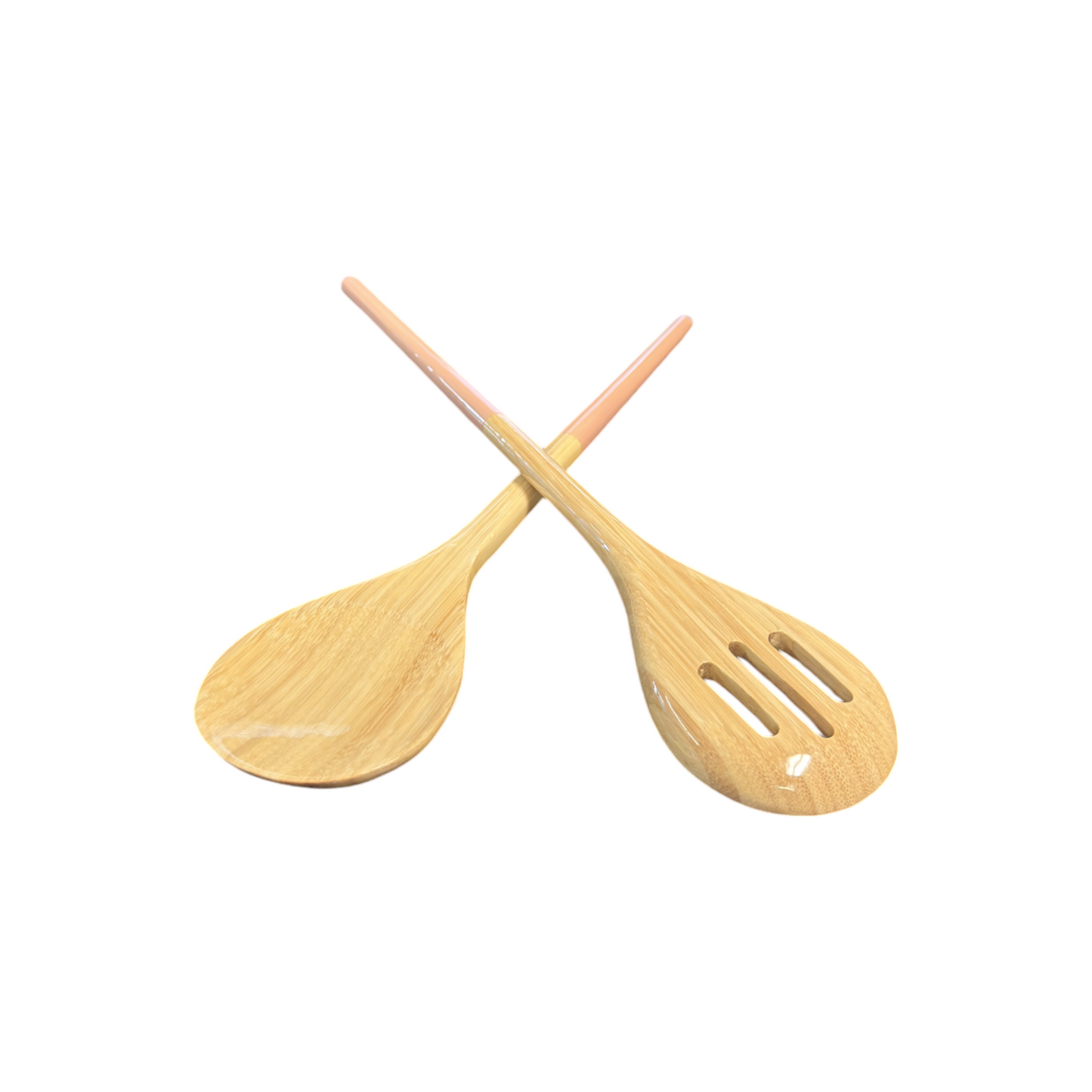 Refined Bamboo Salad Servers