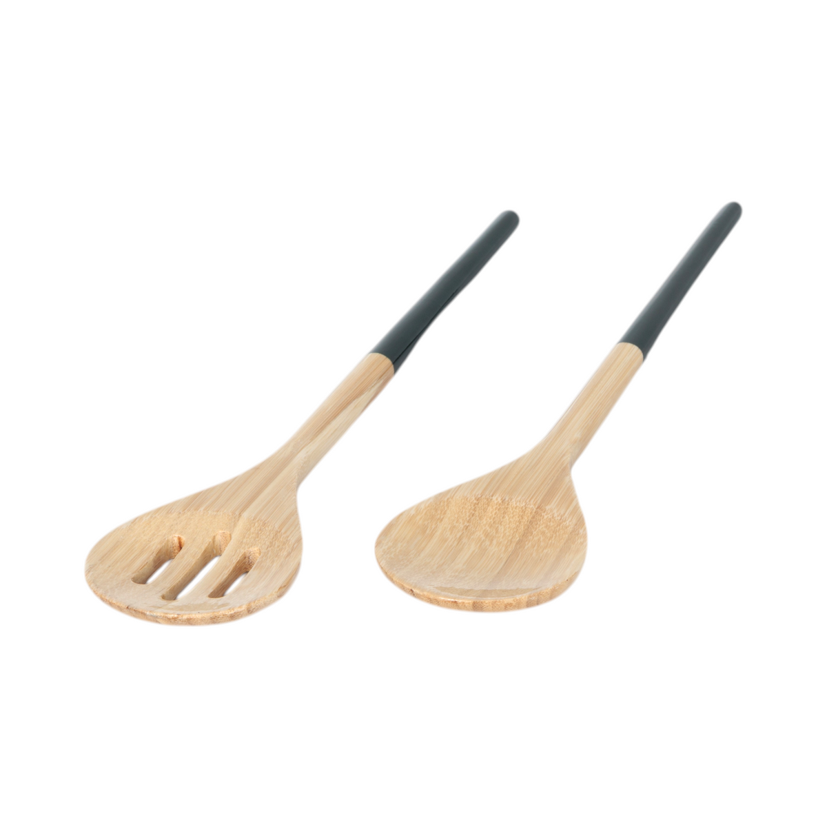 Refined Bamboo Salad Servers