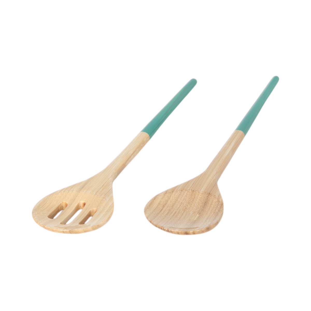 Refined Bamboo Salad Servers