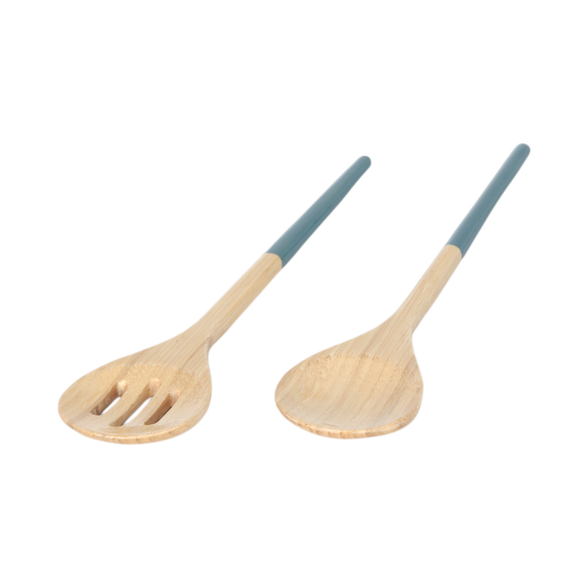Refined Bamboo Salad Servers