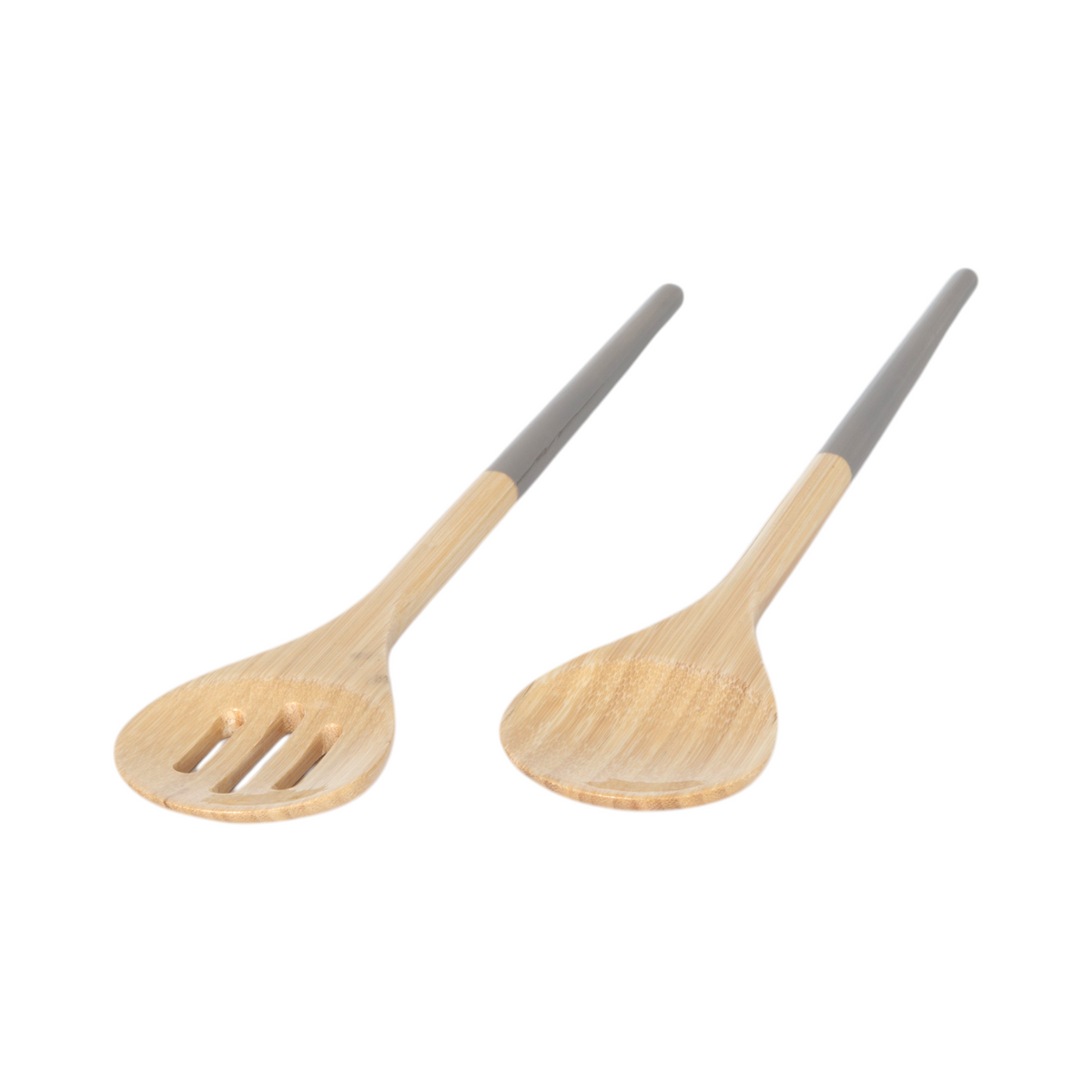 Refined Bamboo Salad Servers
