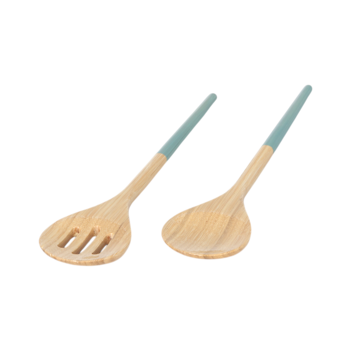 Refined Bamboo Salad Servers