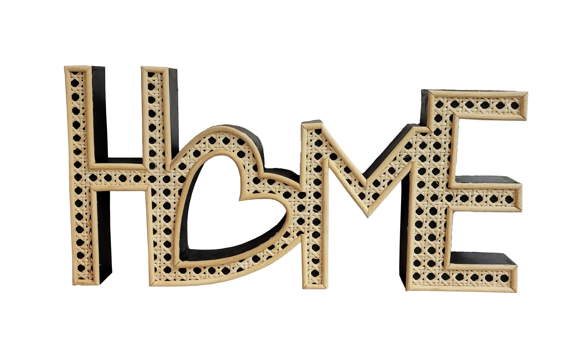 Rattan Home Sign - albert L. (punkt) USA